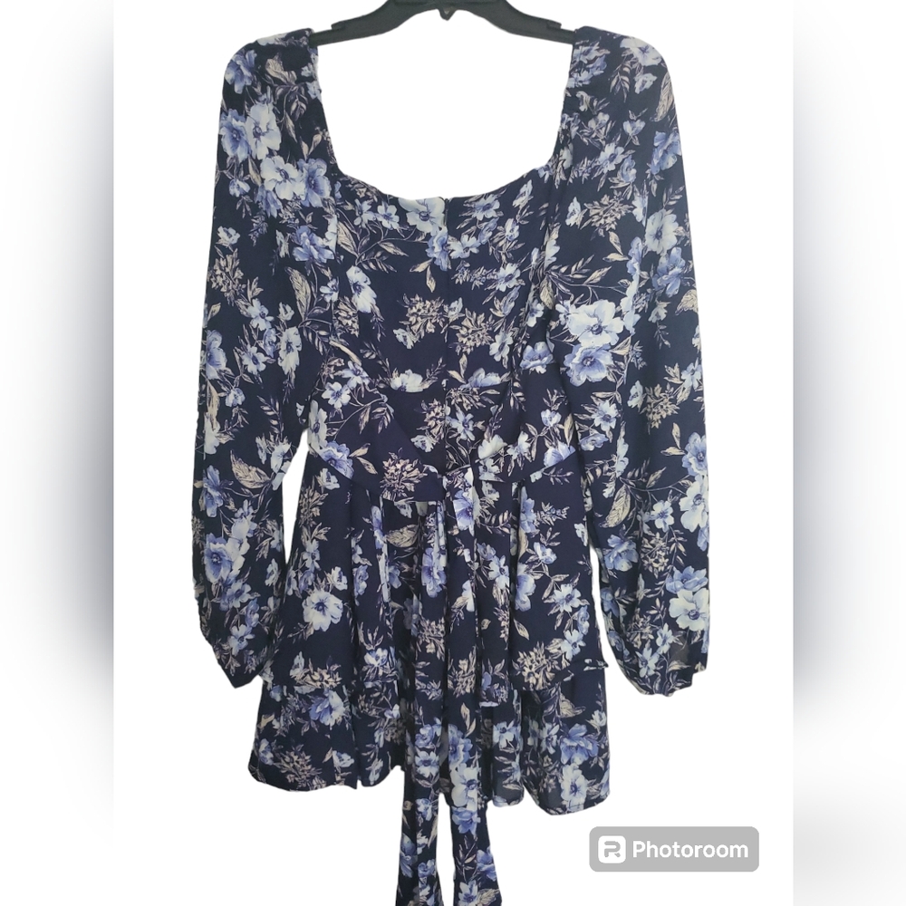 Altar'd State Ruffled Romper/Floral - Picture 7 of 13